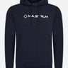 MA.Strum Hoodies Chest print overhead hoody - ink navy