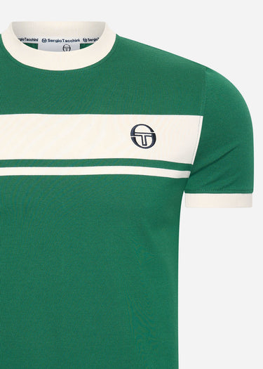 Sergio Tacchini T-shirts Master tee - green white