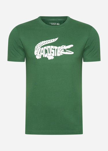 Lacoste T-shirts Tee logo - green