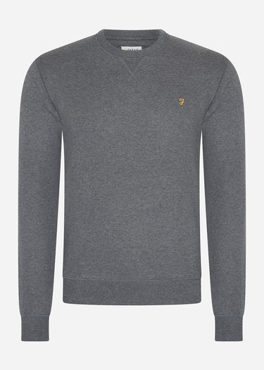 Farah Truien Sweatshirt tim new crew - farah grey marl
