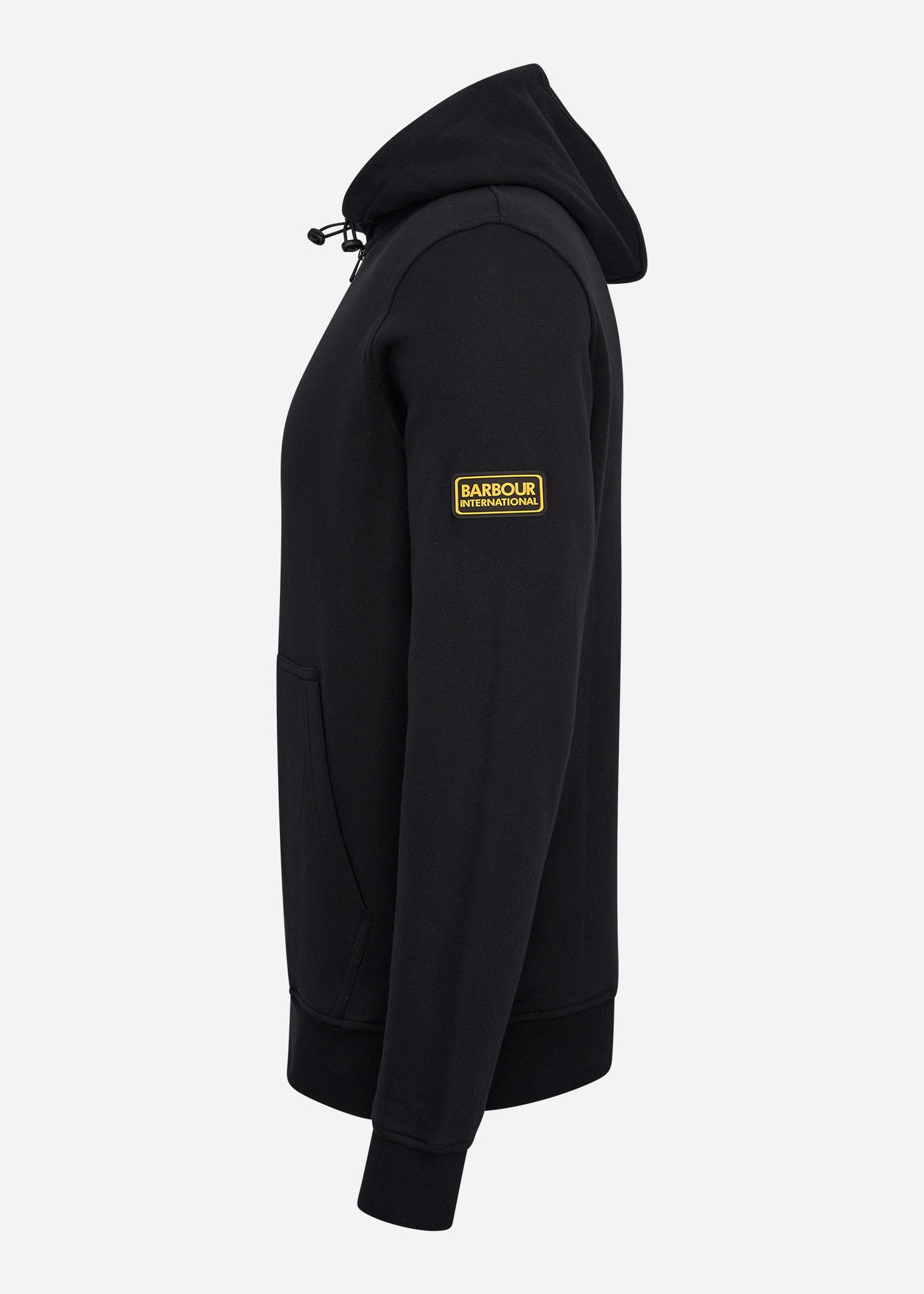 Barbour International Hoodies Badge half zip hoodie - black