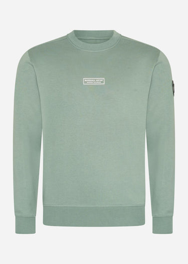 Marshall Artist Truien Siren crewneck - atlantic green