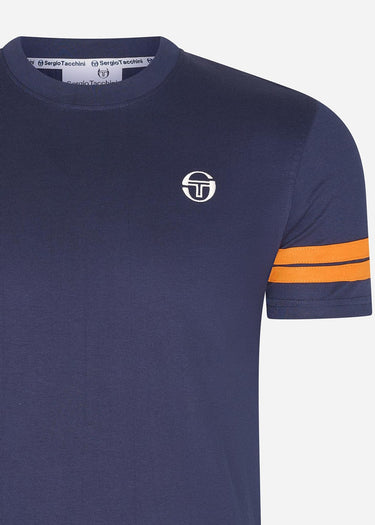 Sergio Tacchini T-shirts  Grello tee - maritime blue marmalade
