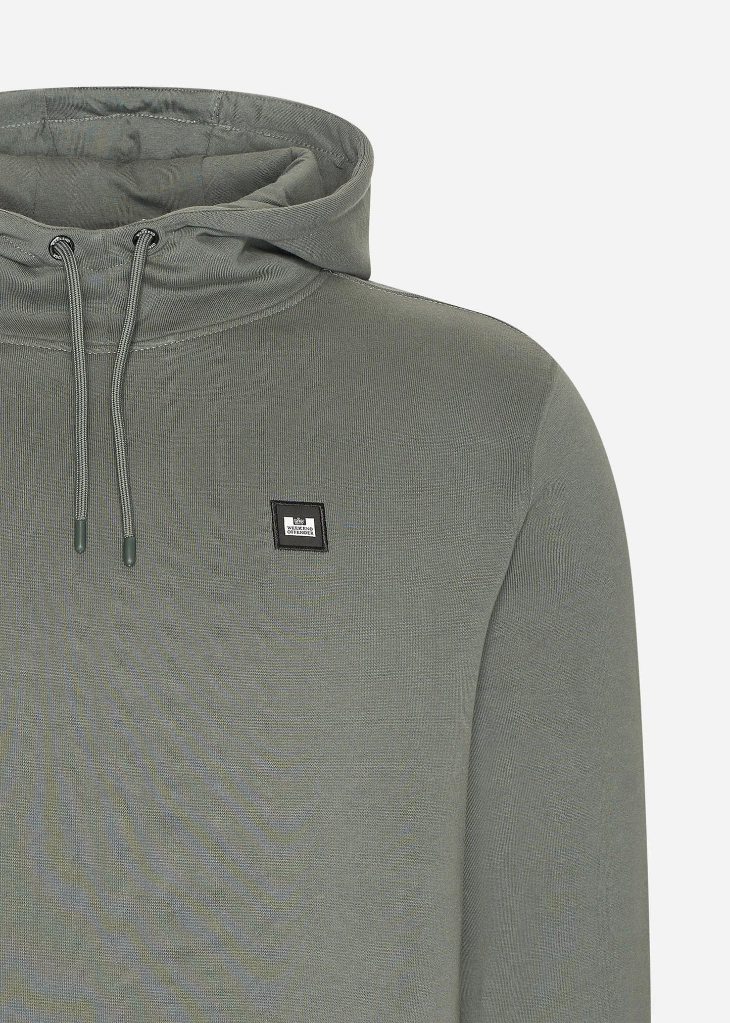 Weekend Offender Hoodies Ribbe - zinc