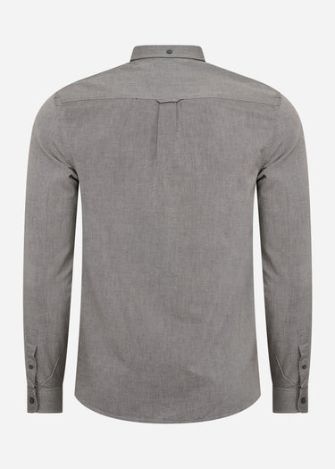 Lyle & Scott Overhemden Regular fit light weight oxford shirt - cove mountain moss