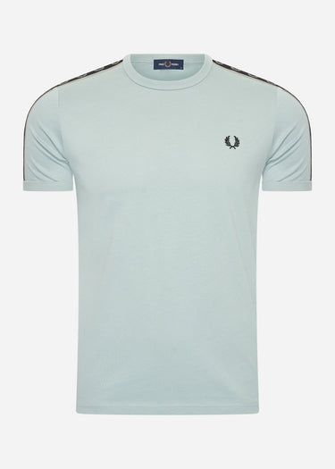 Fred Perry T-shirts Contrast tape ringer t-shirt - slvblu warmgrey