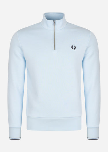 Fred Perry Truien  Half zip sweatshirt - light ice