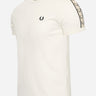 Fred Perry T-shirts Contrast tape ringer t-shirt - ecru black