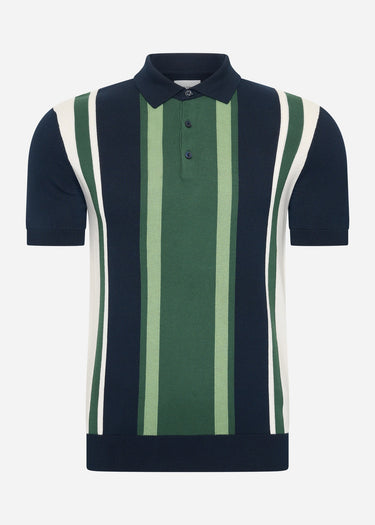 Ben Sherman Polo's Vertical stripe polo - dark navy