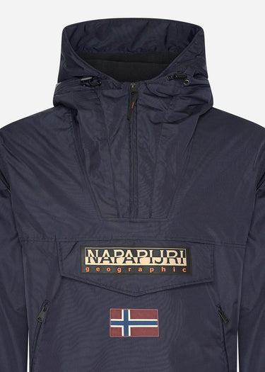 Napapijri Jassen Winter Rainforest overhead jacket next - blue marine