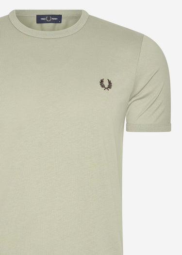 Fred Perry T-shirts Ringer t-shirt - warm grey brick