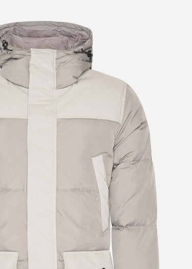 MA.Strum Jassen Recoil down coat parka - sedona grey