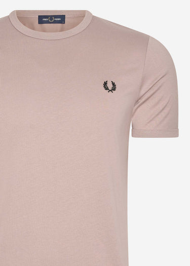 Fred Perry T-shirts Ringer t-shirt - dark pink black