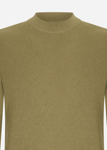 Barbour International Truien  Crawley crew neck jumper - bleached olive