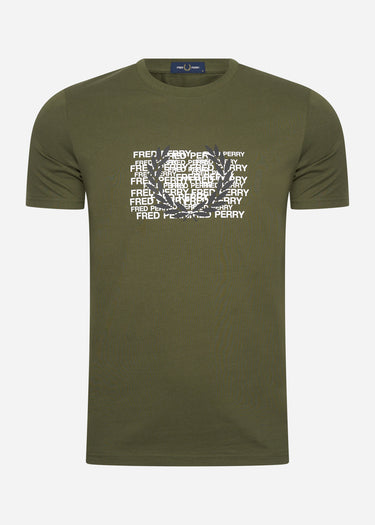 Fred Perry T-shirts  Fred perry graphic t-shirt - uniform green