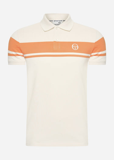 Sergio Tacchini Polo's Young line polo - white orange