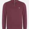 Lacoste Truien Sweater half zip - expresso