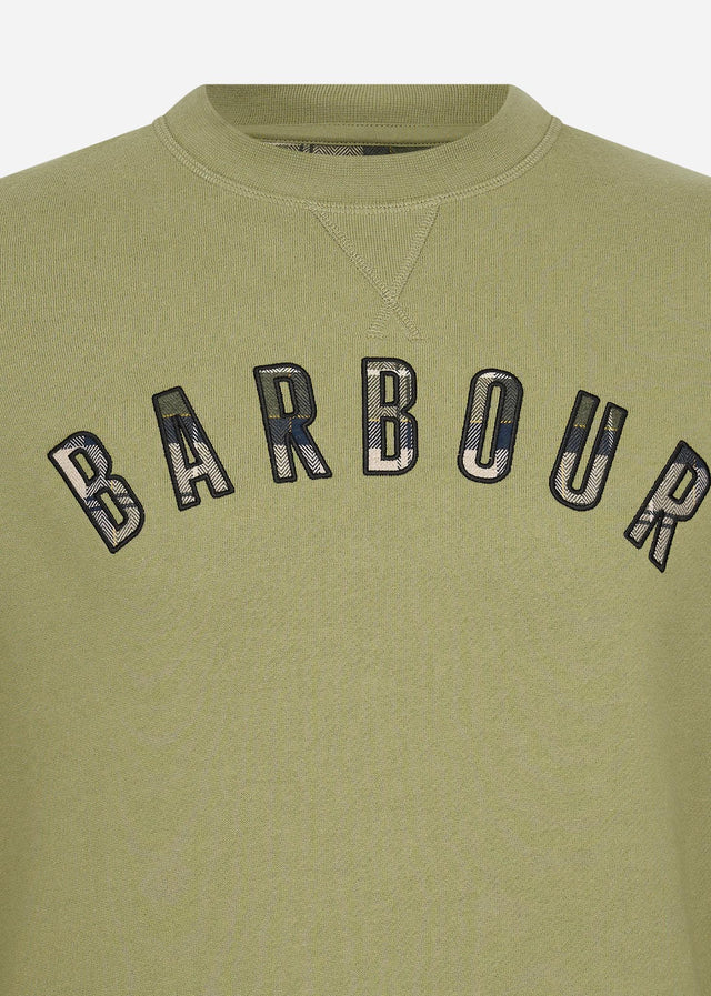 Barbour Truien Debson crew - bleached olive