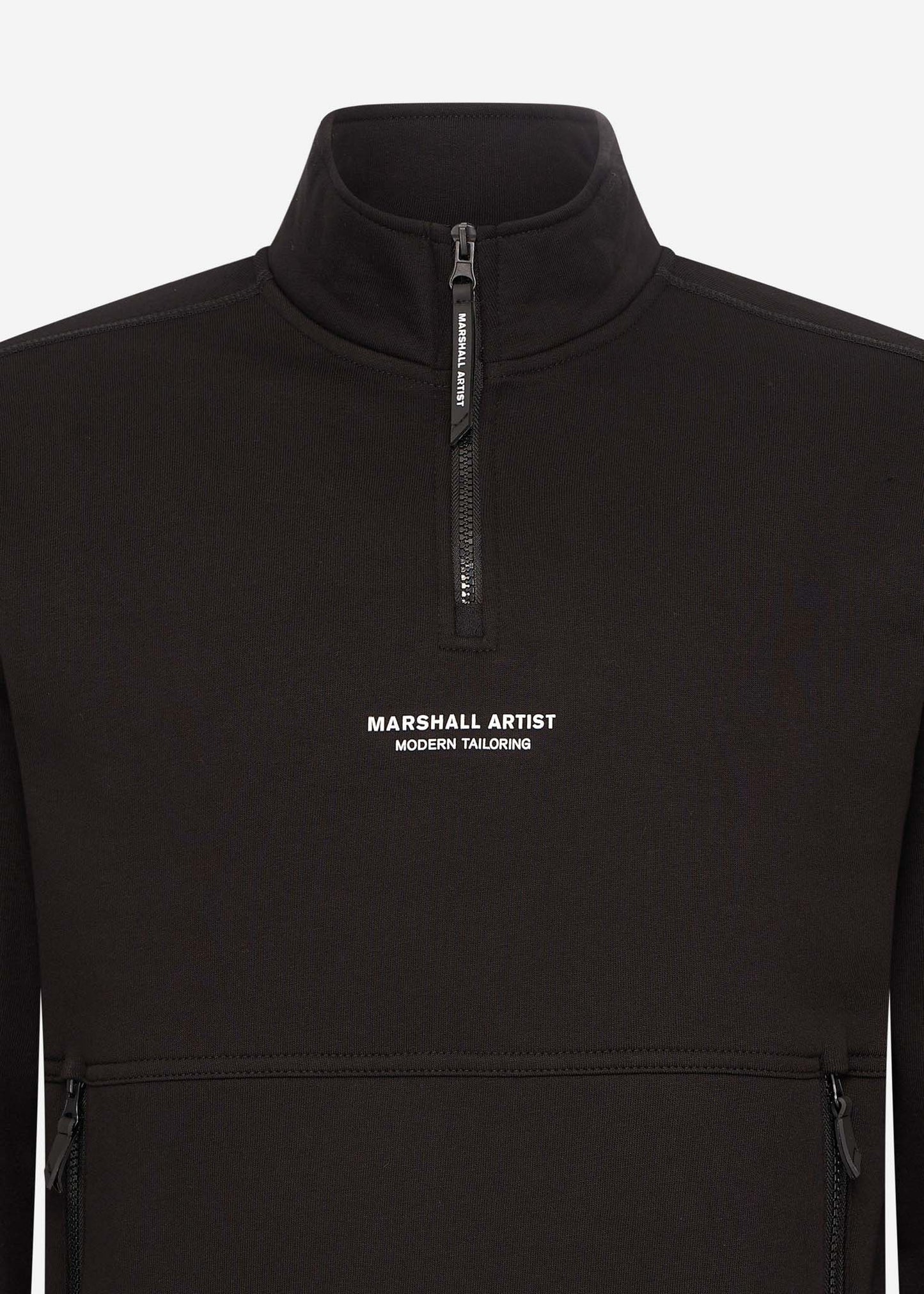 Marshall Artist Truien Siren 1/4 zip - black