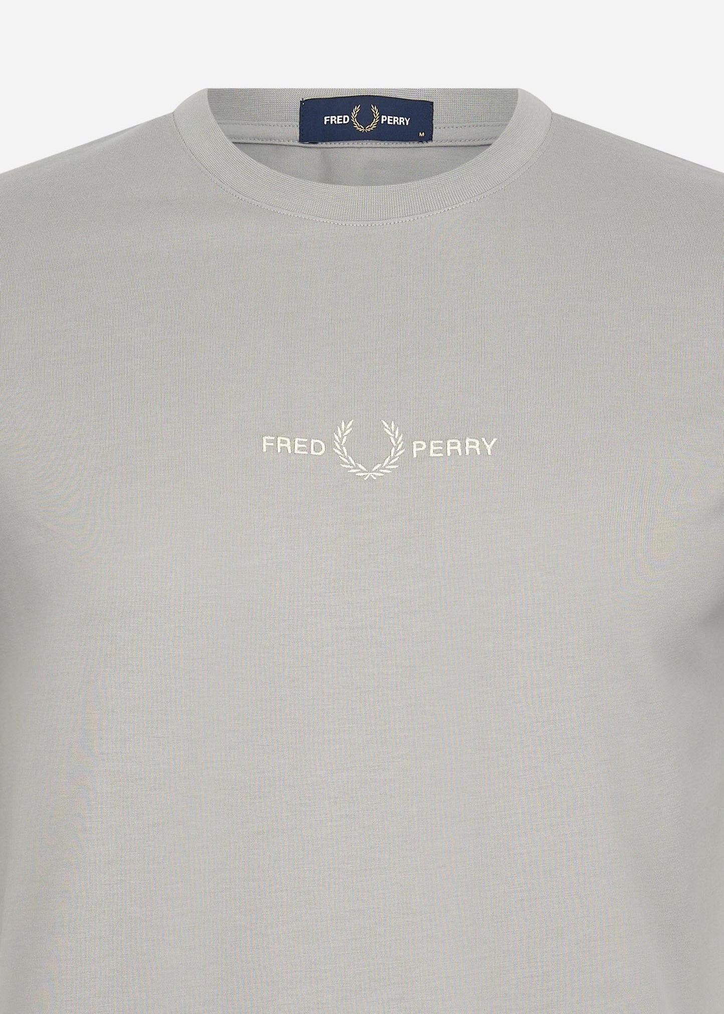 Fred Perry T-shirts Embroidered t-shirt - limestone