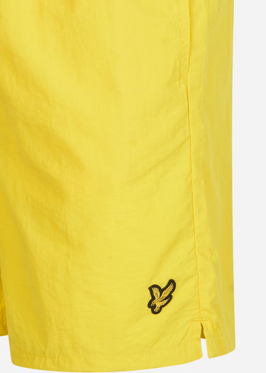 Lyle & Scott Zwembroeken Plain swim short - yellow scorch