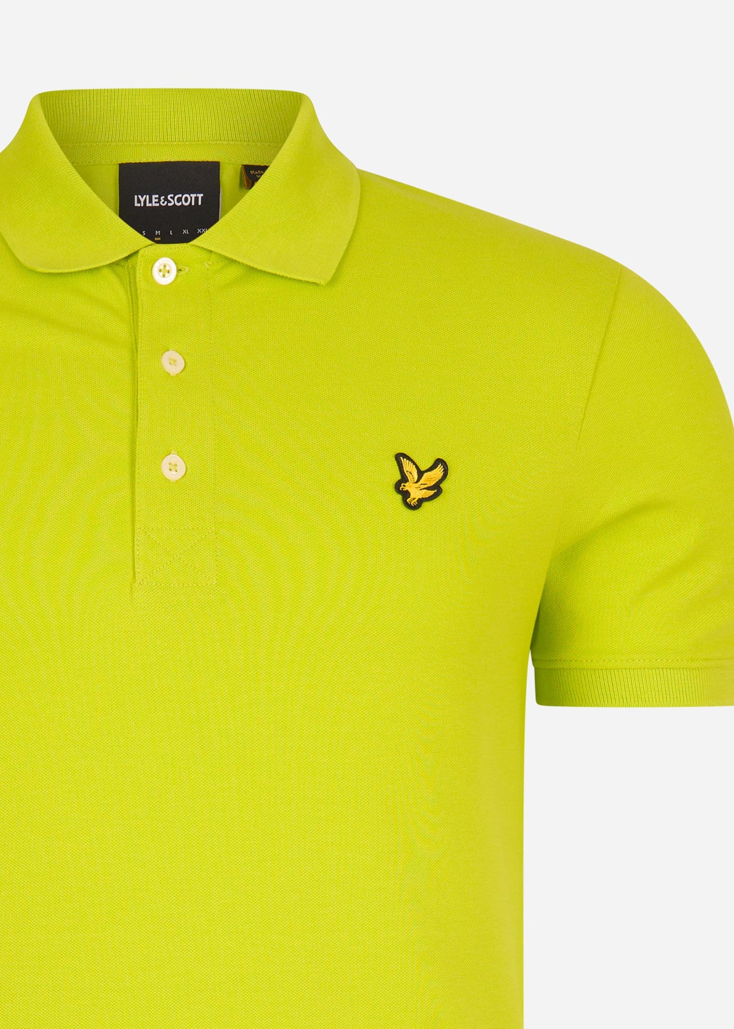 Lyle & Scott Polo's Plain polo shirt - green scorch