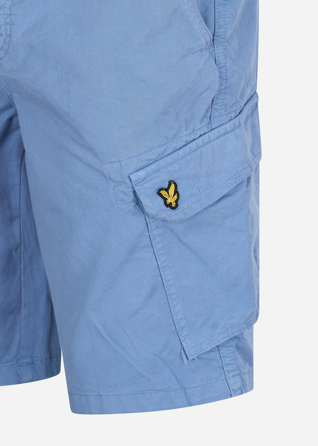 Lyle & Scott Korte Broeken Wembley cargo short - skipton blue