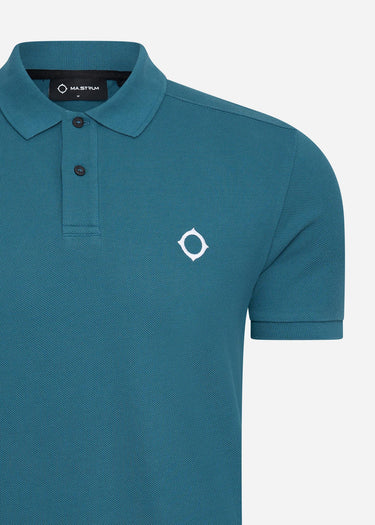 MA.Strum Polo's SS pique polo - storm blue