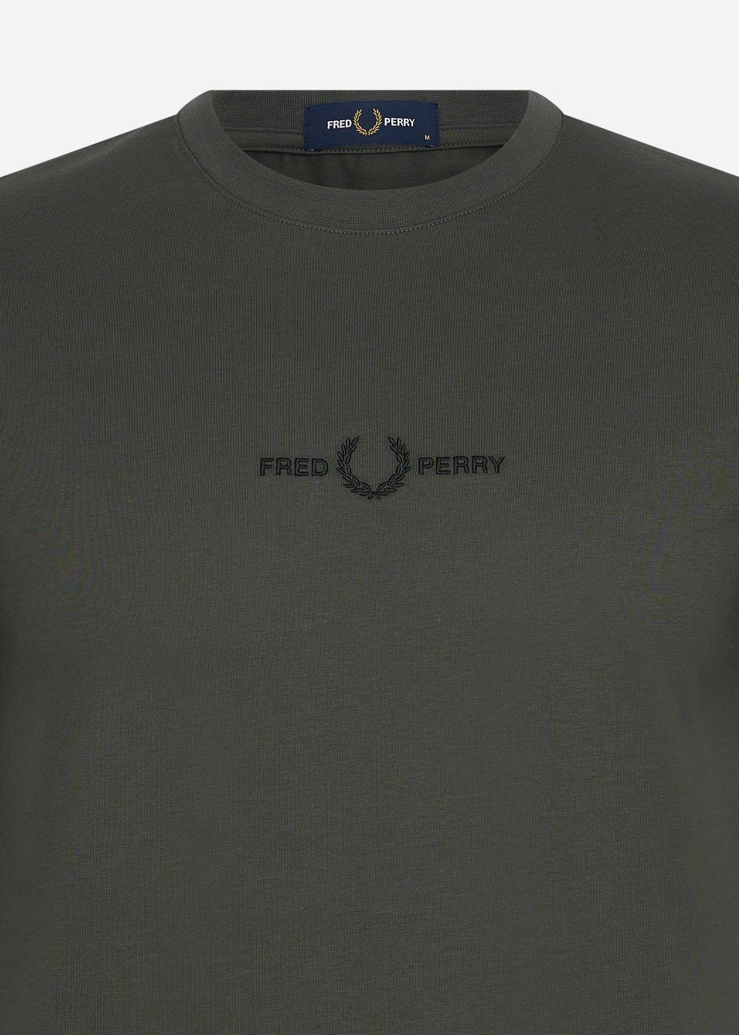 Fred Perry T-shirts Embroidered t-shirt - field green