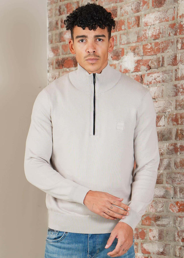 Hugo Boss Truien Kanobix s - open grey