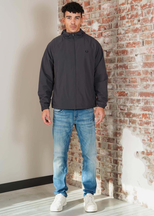 Fred Perry Jassen Hooded shell jacket - anchor grey