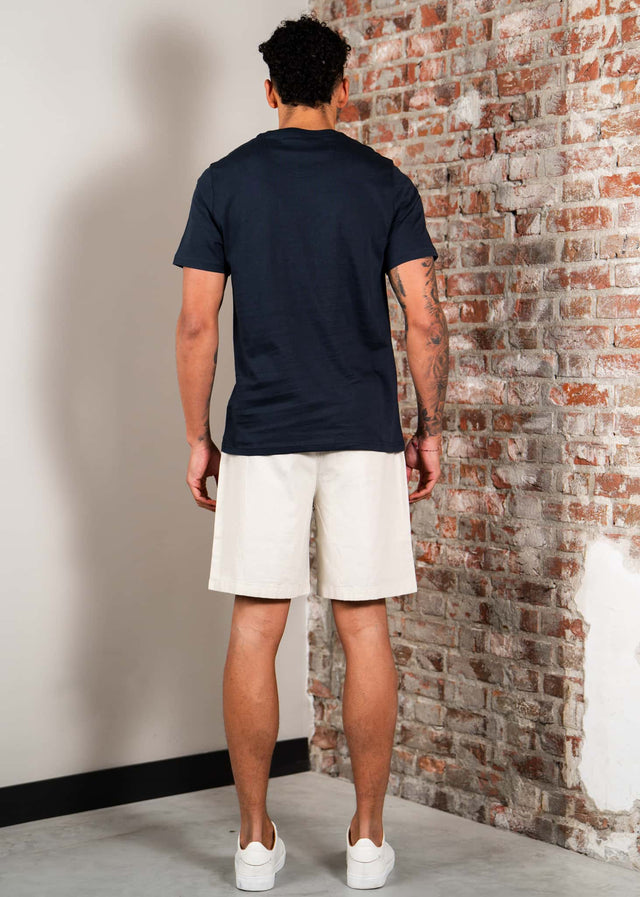 Lyle & Scott Korte Broeken Linen short - putty