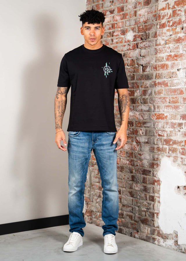 Marshall Artist T-shirts Glitch theory back print t-shirt - black