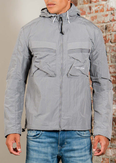 Marshall Artist Jassen Sicuro hooded overshirt - volcanic grey
