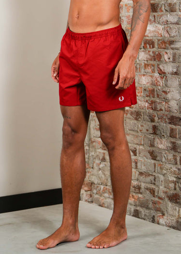 Fred Perry Zwembroeken Swimshorts - burnt red