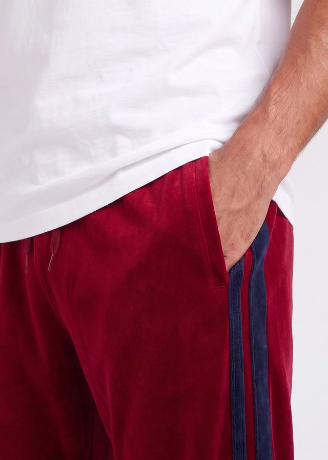 Sergio Tacchini Broeken Damarindo velour pants - tibetan red