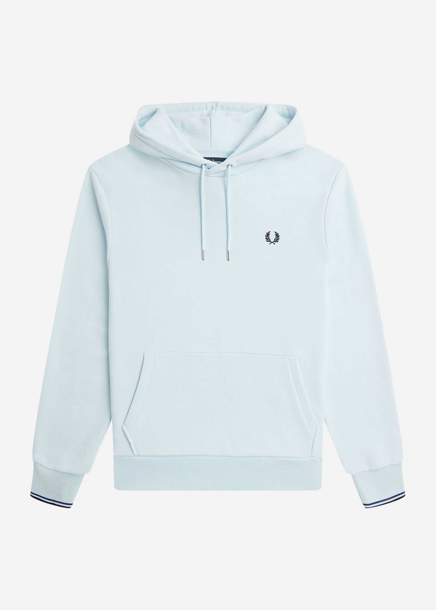 Fred Perry Hoodies Tipped hooded sweatshirt - light ice