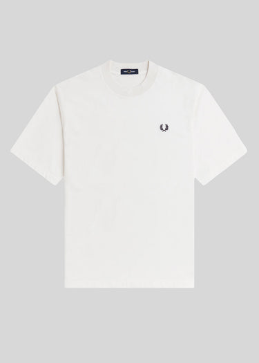 Fred Perry T-shirts Back print fred perry text t-shirt - snow white