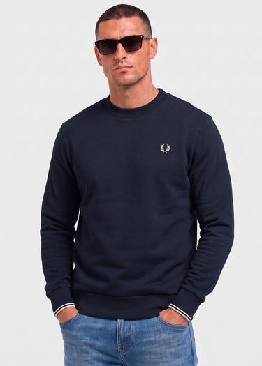 Fred Perry Truien Crew neck sweatshirt - navy