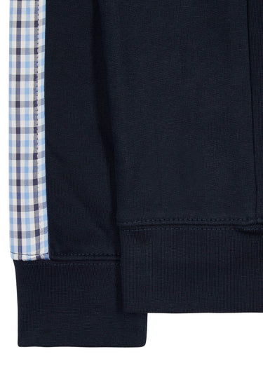 Weekend Offender Hoodies Lo sung - navy blue house check