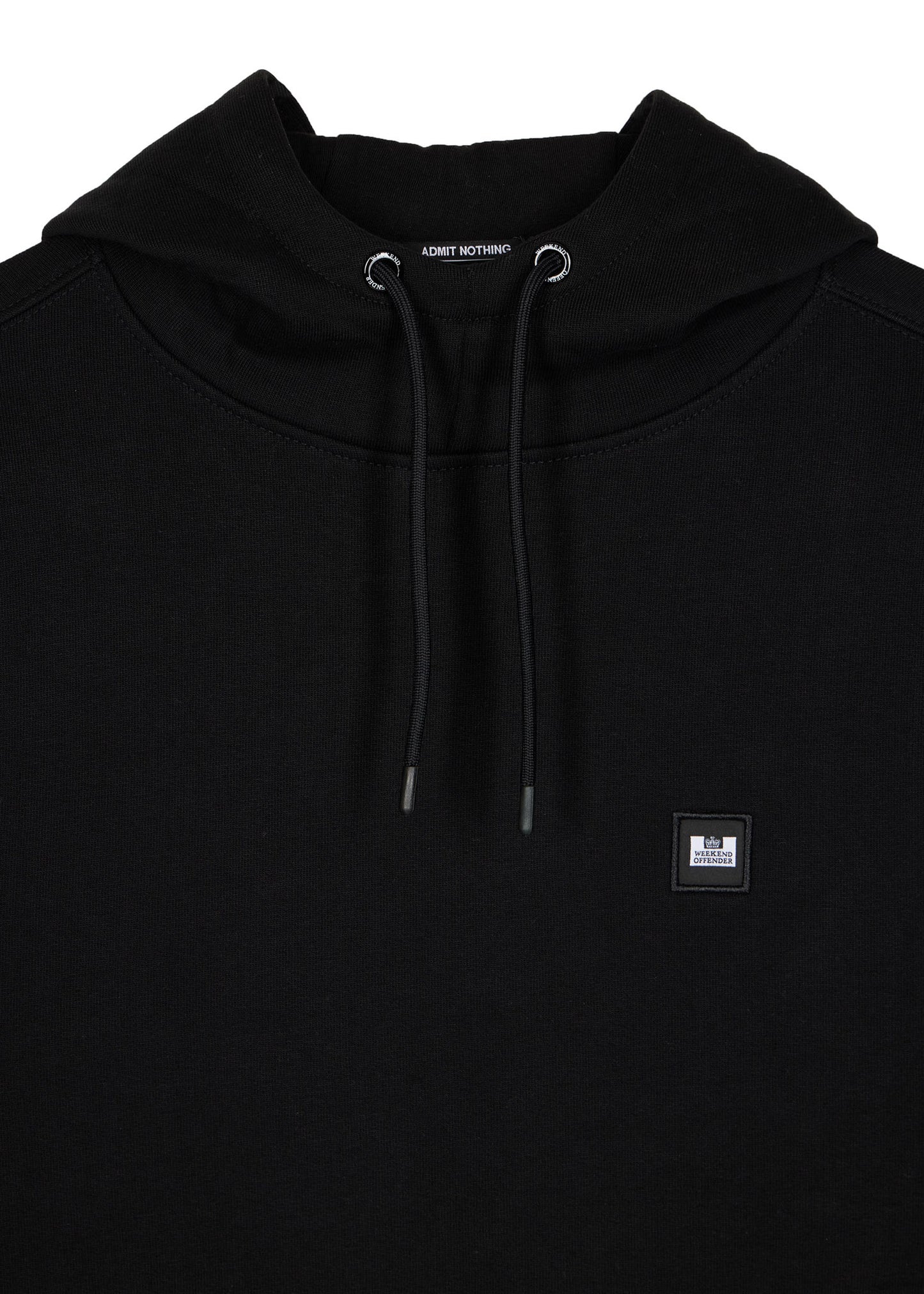 Weekend Offender Hoodies Ribbe - black