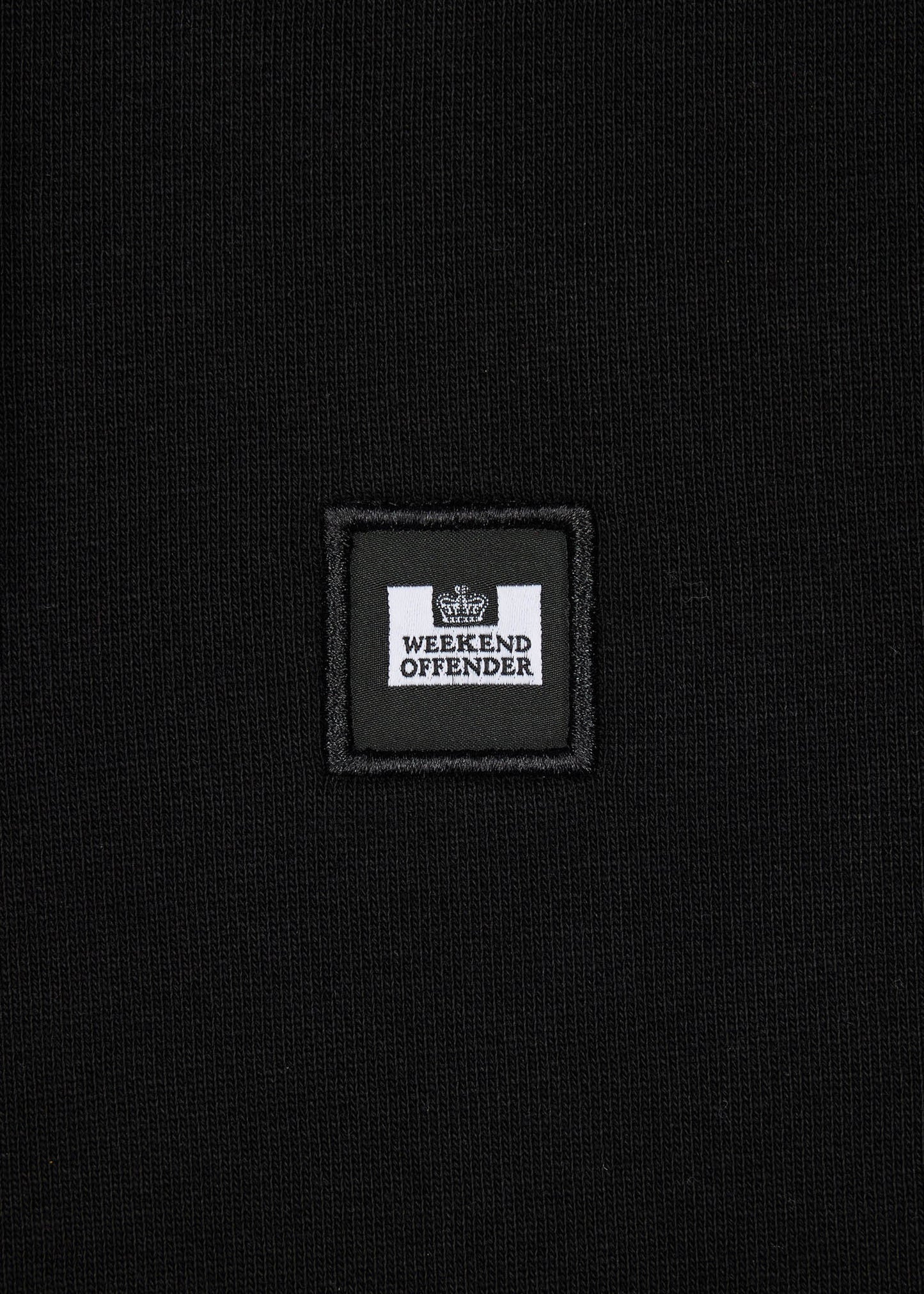 Weekend Offender Hoodies Ribbe - black
