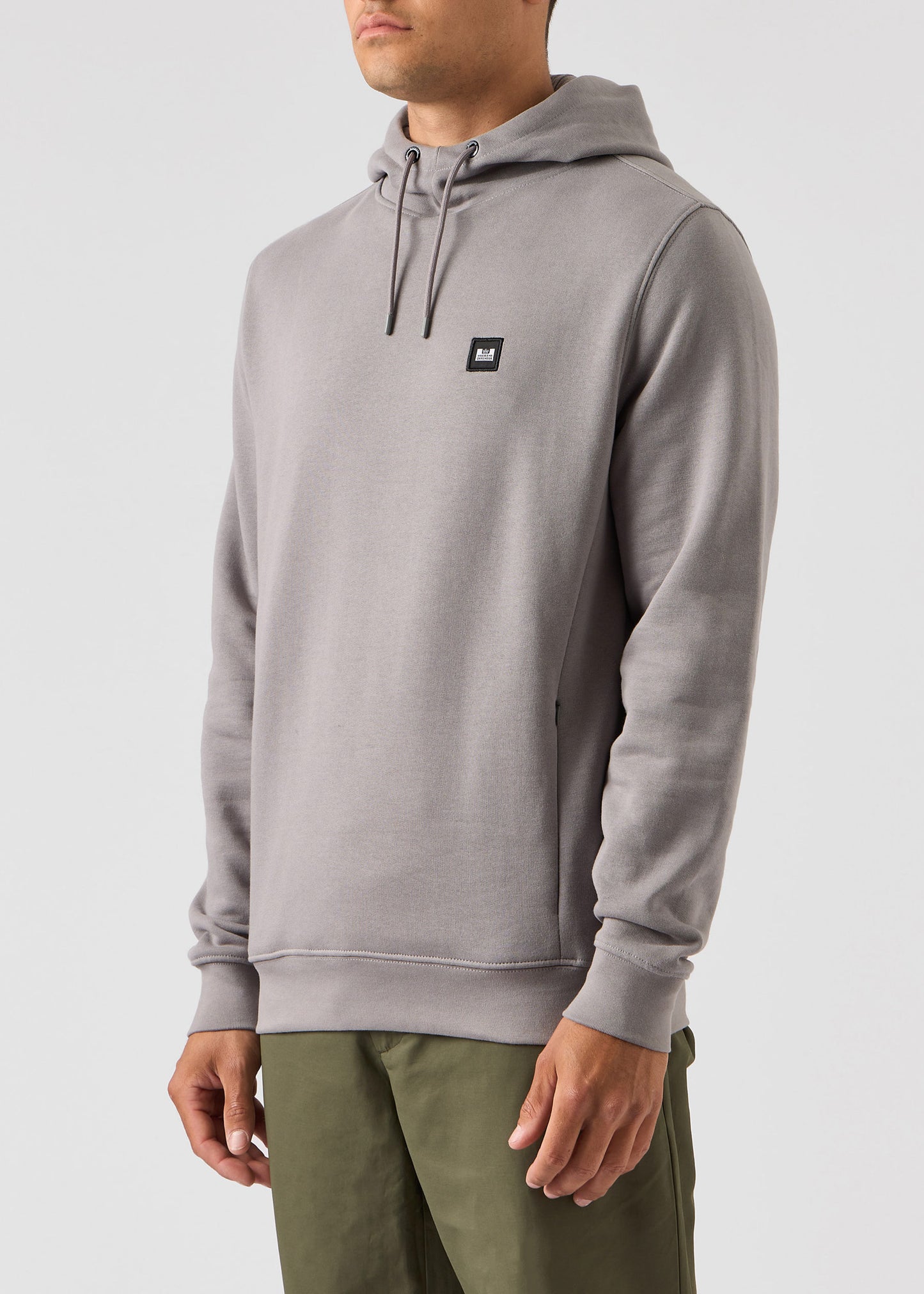 Weekend Offender Hoodies Ribbe - light grey