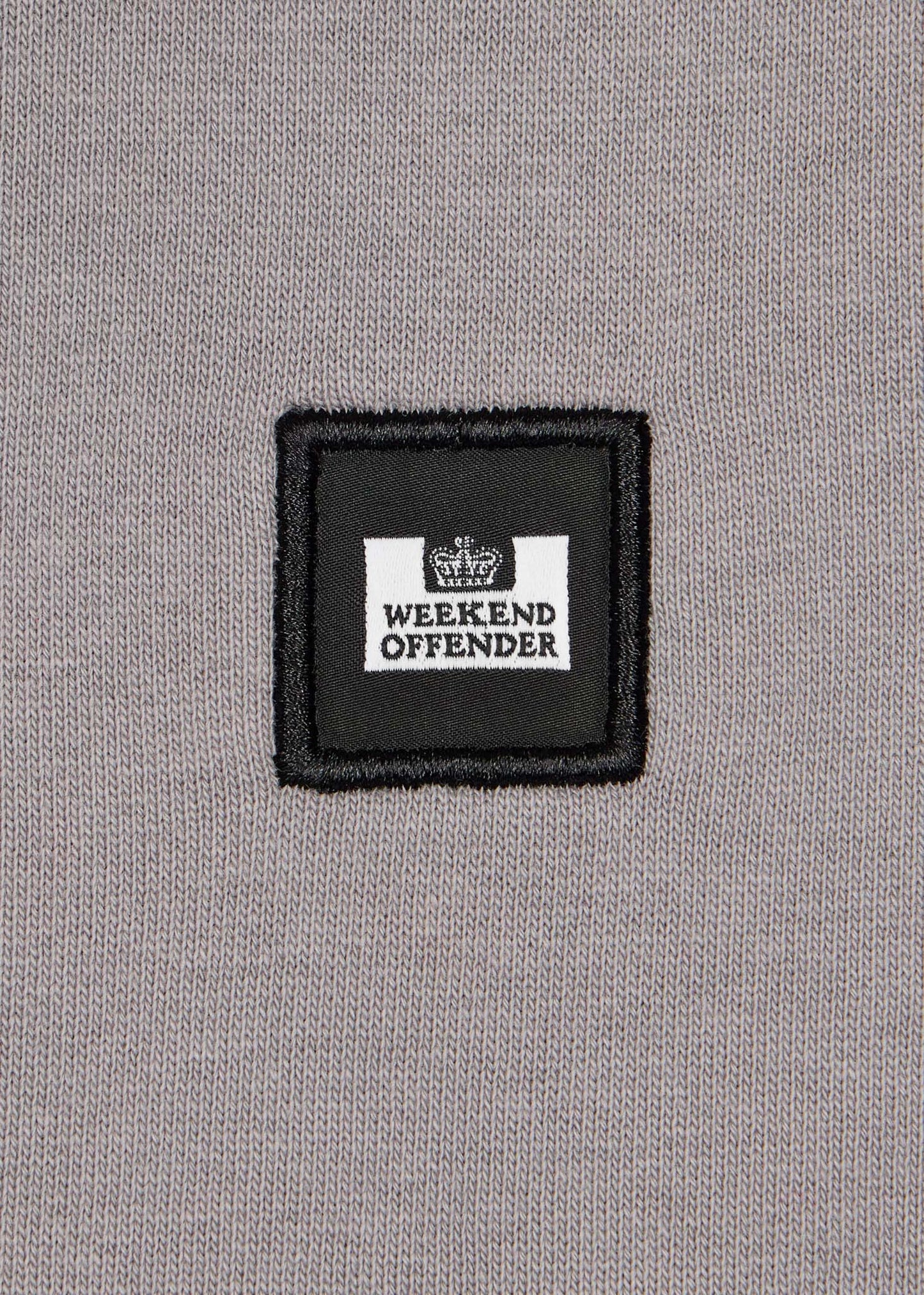 Weekend Offender Hoodies Ribbe - light grey