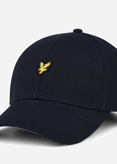 Lyle & Scott Petten Heavy twill baseball cap - dark navy