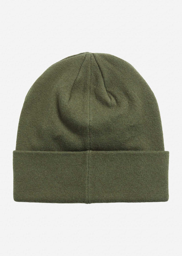 Lyle & Scott Mutsen Cotton merino beanie - deep depths