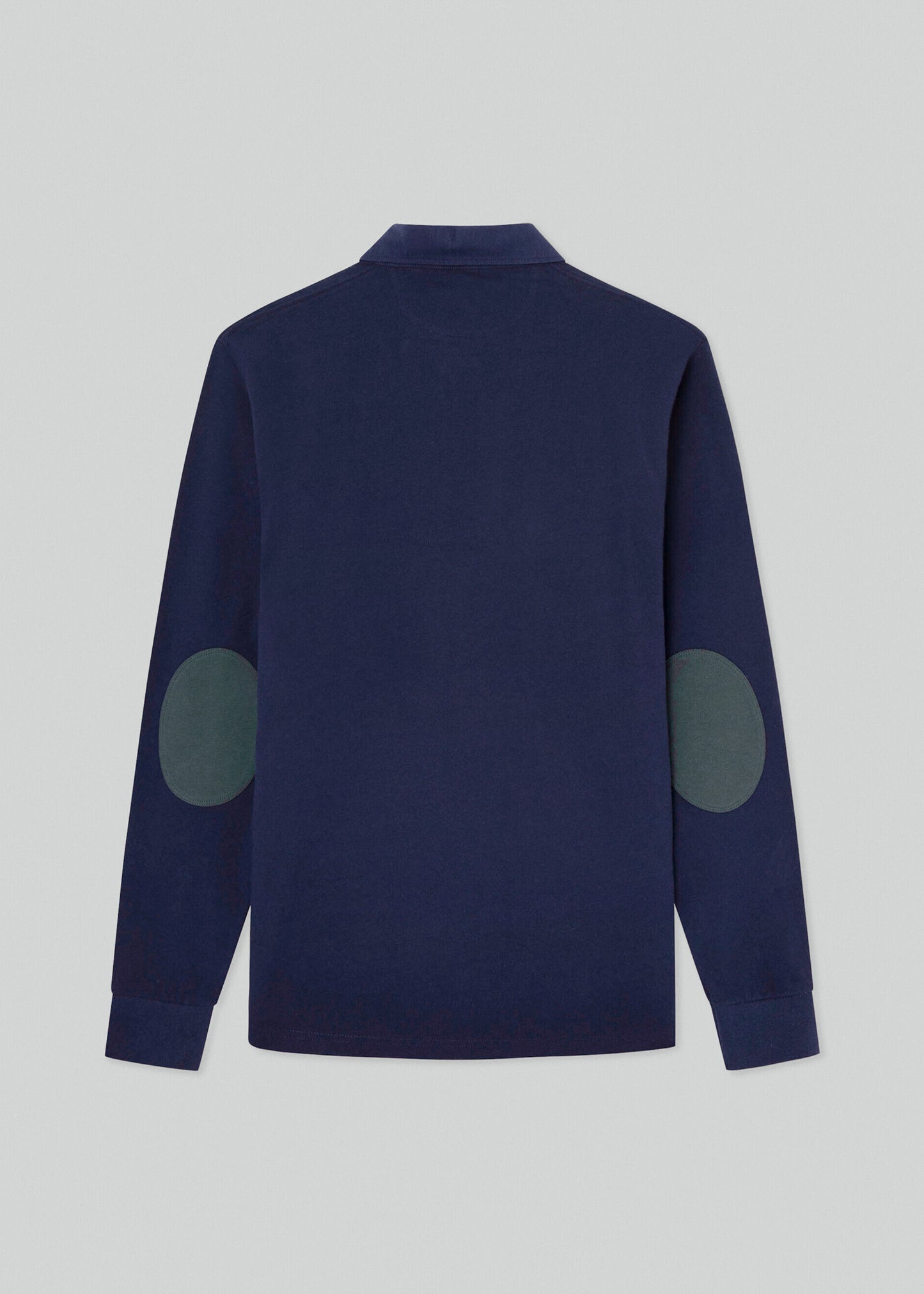 Hackett London Longsleeve Polo's Heritage logo rugby - navy