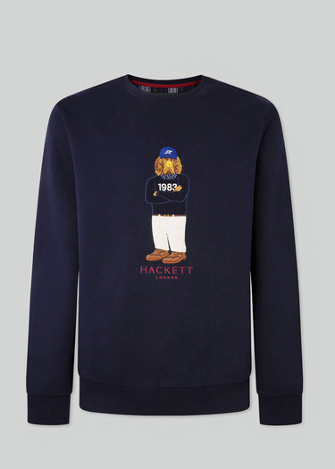 Hackett London Truien  Harry logo crew - navy