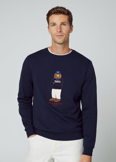Hackett London Truien  Harry logo crew - navy