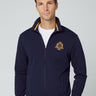 Hackett London Vesten Heritage tipped full zip - navy